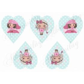 Cuki kislányok pöttyös szíveken