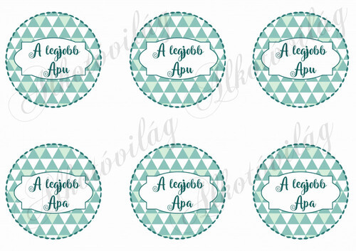 A LEGJOBB APU-APA háromszög mintás körökben