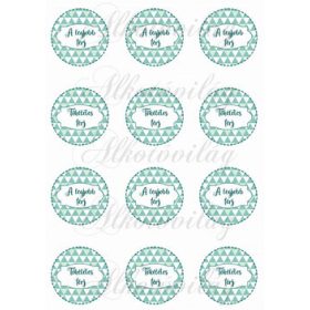   A LEGJOBB FÉRJ- TÖKÉLETES FÉRJ háromszög mintás körökben KICSIBEN