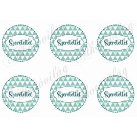 SZERETETTEL háromszög mintás körökben