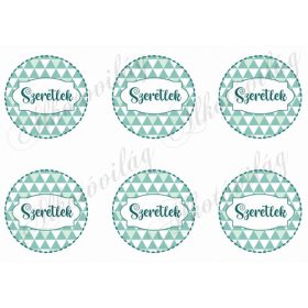 SZERETLEK háromszög mintás körökben