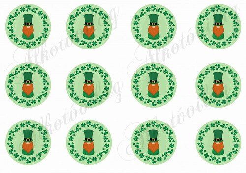 Kalapos manók lóherés körökben