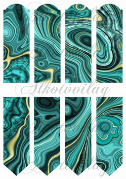 Achát mintás könyvjelző alapok