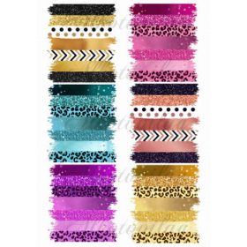 Színes festékcsíkok