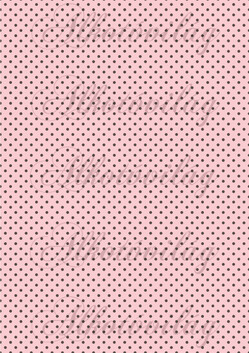 Barna pöttyök rózsaszín alapon