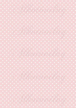 Fehér pöttyök pasztellbarack alapon