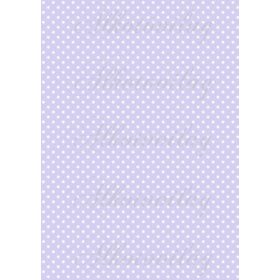 Fehér pöttyök pasztelllila alapon