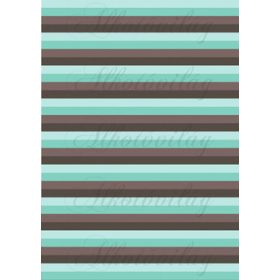 Menta és barna csíkos
