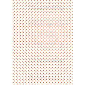 Narancssárga pöttyök fehér alapon