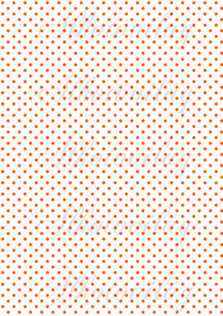 Narancssárga pöttyök fehér alapon