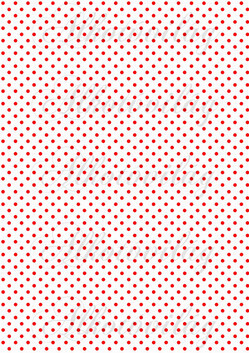 Piros pöttyök fehér alapon