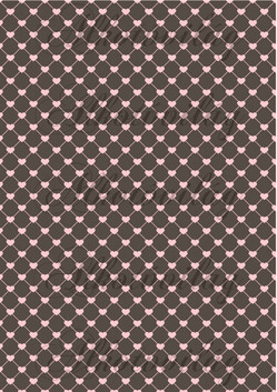 Rózsaszín négyzethálós szívek barna alapon