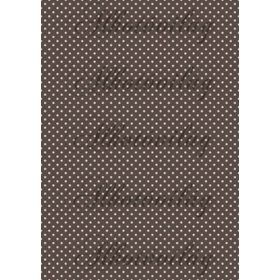 Rózsaszín pöttyök barna alapon