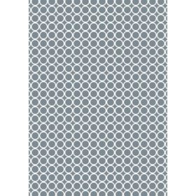   Napsárga - szürke kollekció - fehér karikák szürke alapon