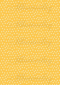 Napsárga - szürke kollekció - szabálytalan pöttyök napsárga alapon