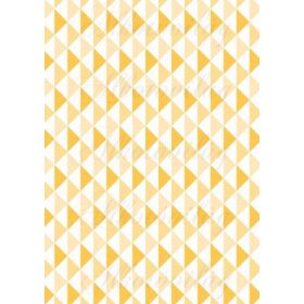   Napsárga - szürke kollekció - sárga és fehér háromszögek