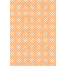 Fehér pöttyök narancs alapon