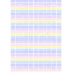 Pasztell színű kockás - kék, lila, citrom, rózsaszín