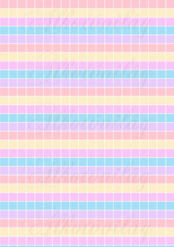 Pasztell színű kockás - kék, lila, lazac, citrom