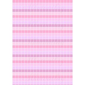 Pasztell színű kockás - lilás, rózsaszínes