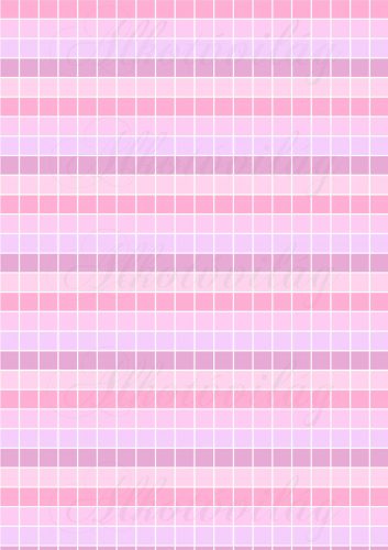 Pasztell színű kockás - lilás, rózsaszínes