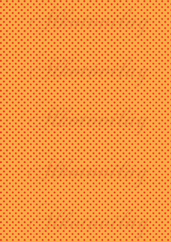 Piros színű aprócska pöttyök narancs alapon