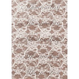 Csipke minta barna háttéren