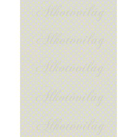 Citromsárga apró szívek szürke alapon