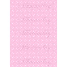 Fehér apró szívek rózsaszín alapon