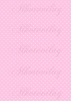 Fehér apró szívek rózsaszín alapon