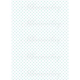 Menta apró szívek fehér alapon