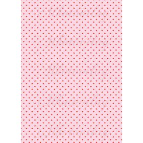 Piros apró szívek pasztell rózsaszín alapon