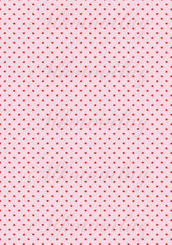 Piros apró szívek pasztell rózsaszín alapon