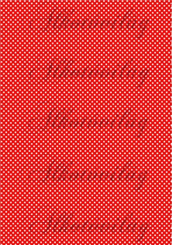 Fehér apró pöttyök piros alapon