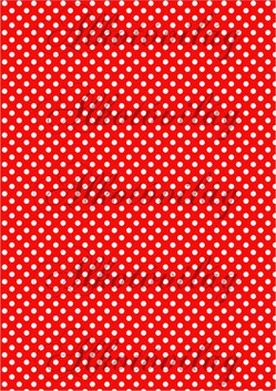 Fehér pöttyök piros alapon