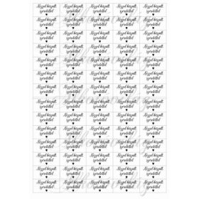   Termékcímkék - KÉZZEL KÉSZÜLT SZERETETTEL - mosható, varrható papíron is megvásárolható