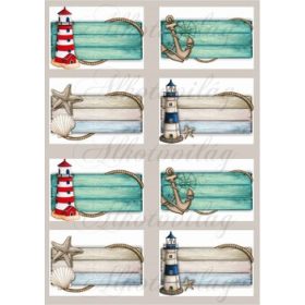 Tengerpartot idéző képek fa táblákkal KICSIBEN