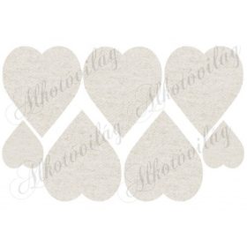 Csizmás angyalkás szív alapja