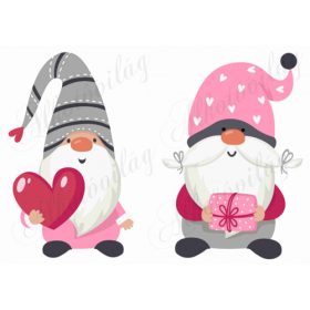 Kettő cuki Valentin napi manó