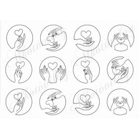 Kezek szívekkel - FEKETÉBEN