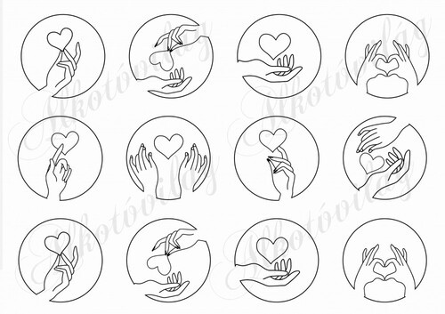 Kezek szívekkel - FEKETÉBEN