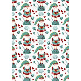   Valentin napi cuki manók szívekkel, gombákkal, szíves felhőkkel