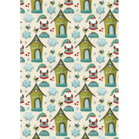   Valentin napi cuki manók szívekkel, kismadarakkal, szíves házikókkal