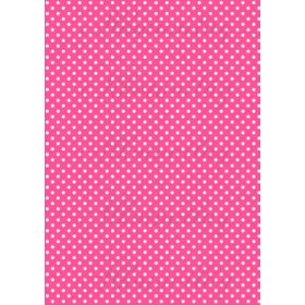 Fehér pöttyök pink alapon