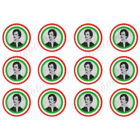 Kokárdák Petőfi Sándor képével - 6 cm