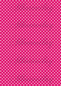 Fehér pöttyök élénk pink alapon