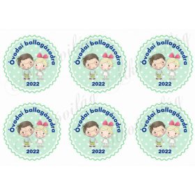 Óvodai ballagásodra szőke kislány, barna kisfiú - 2022