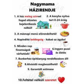 Nagymama házirendje