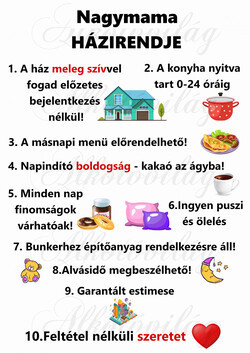 Nagymama házirendje