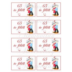 65 év fölött feliratú címkék